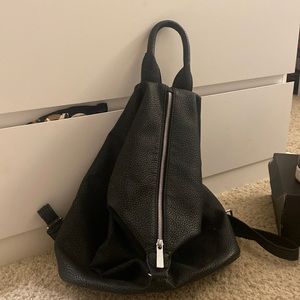 Black Backpack Book Bag